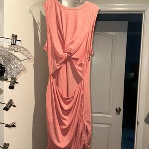 Open front dress